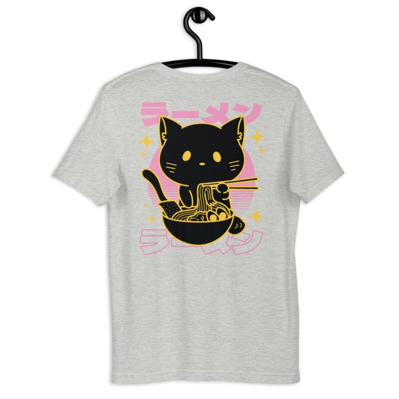 T-Shirt Chat Japonais & Ramen – Image 2