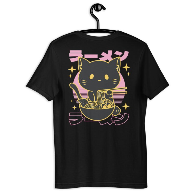T-Shirt Chat Japonais & Ramen