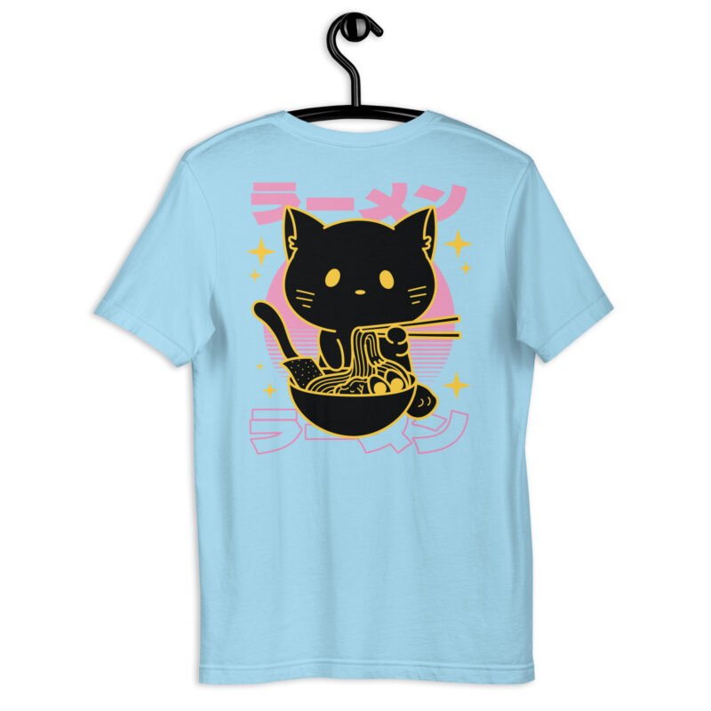 T-Shirt Chat Japonais & Ramen – Image 3